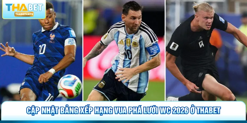 Bảng Xếp Hạng Vua Phá Lưới WC 2026 Tại Thabet Kịch Tính 3 Cập nhật bảng xếp hạng vua phá lưới WC 2026 ở Thabet