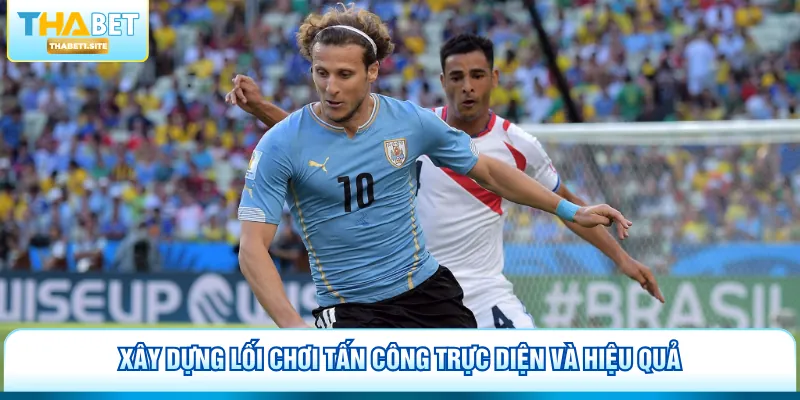 Diego Forlan - Thông Tin Nhà Cầm Quân Mới Của Uruguay 3 Xây dựng lối chơi tấn công trực diện và hiệu quả